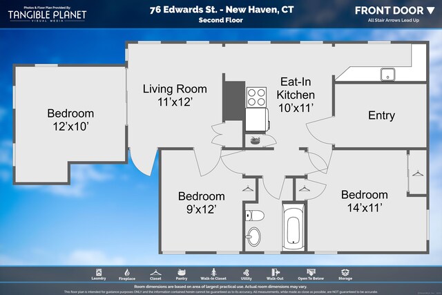 76 Edwards St, New Haven, CT 06511 - home floor plan