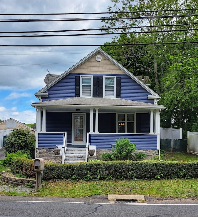 909 N Colony Rd, Meriden, CT 06450 - bungalow-style home with a porch
