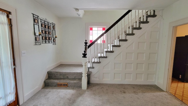 909 N Colony Rd, Meriden, CT 06450 - stairway with carpet