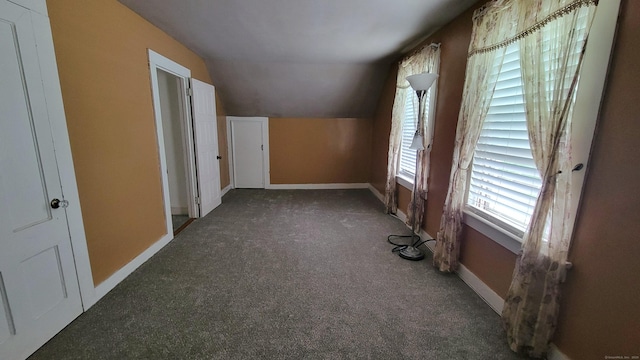 909 N Colony Rd, Meriden, CT 06450 - additional living space featuring lofted ceiling, carpet floors, and baseboards