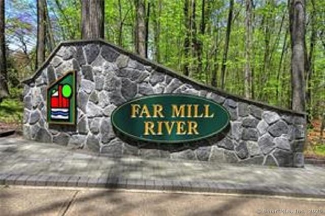 60 Engine House Rd Unit D, Stratford, CT 06614 - community sign featuring a wooded view