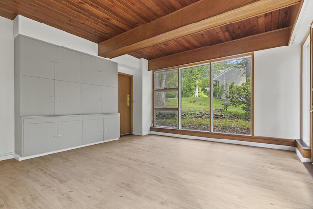 1 Indian Spring Ln, Norwich, CT 06360 - unfurnished sunroom with beamed ceiling