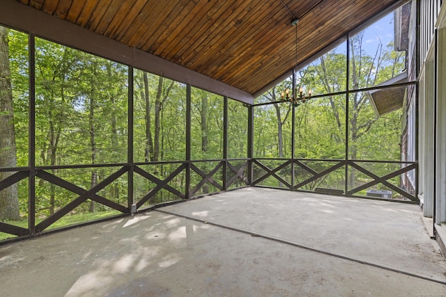 1 Indian Spring Ln, Norwich, CT 06360 - view of unfurnished sunroom