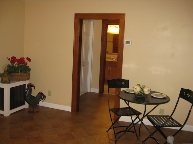 1071 River Blvd, Suffield, CT 06078 - dining space with baseboards