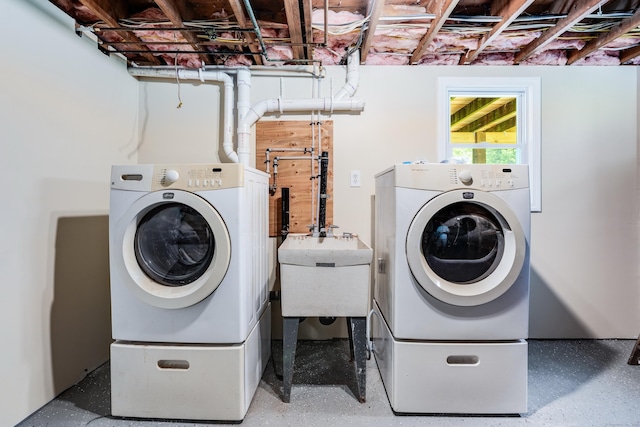 143 Clark Hill Rd, East Haddam, CT 06423 - laundry area featuring washing machine and dryer