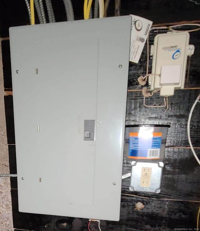 1437 Silver Ln, East Hartford, CT 06118 - utility room with electric panel