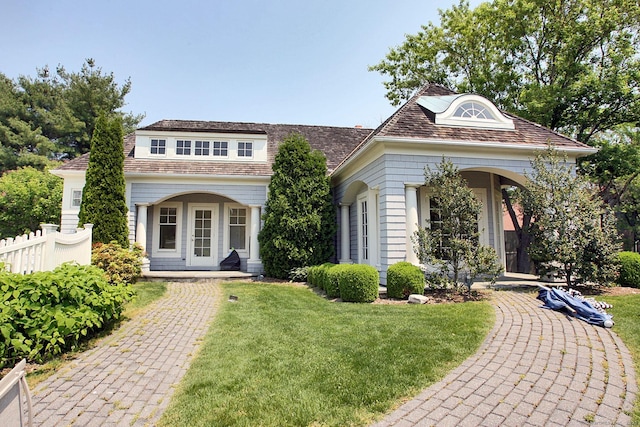 7 Sherwood Farms Ln, Westport, CT 06880 - view of front facade featuring covered porch