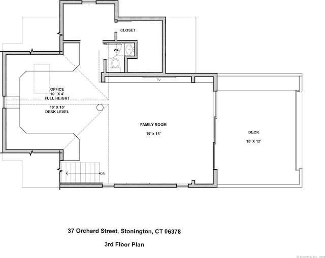 37 Orchard St, Stonington, CT 06378 - floor plan / room layout