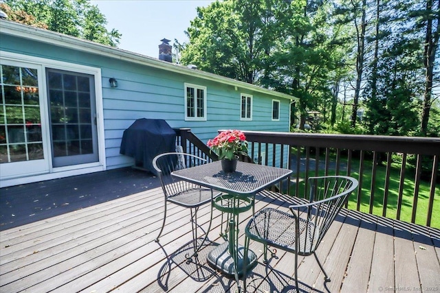 8 Prospect Ct, Brookfield, CT 06804 - deck featuring a grill
