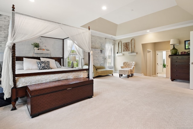 100 Pembroke Ter, Glastonbury, CT 06033 - carpeted bedroom with a tray ceiling, baseboards, and recessed lighting