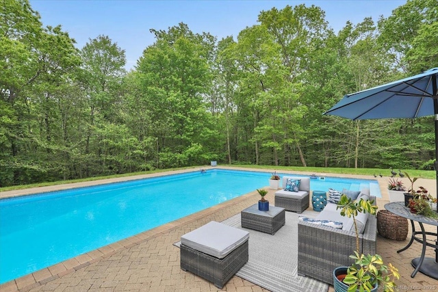 15 Surrey Ridge Rd, Killingworth, CT 06419 - outdoor pool featuring a patio and outdoor lounge area