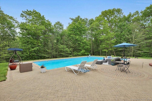 15 Surrey Ridge Rd, Killingworth, CT 06419 - swimming pool with a patio area and an outdoor living space