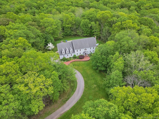 15 Surrey Ridge Rd, Killingworth, CT 06419 - view from above of property featuring a heavily wooded area