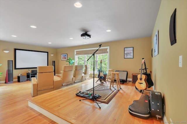 15 Surrey Ridge Rd, Killingworth, CT 06419 - workout room with light wood-type flooring, baseboards, and recessed lighting
