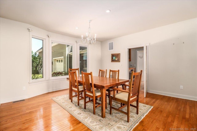 12 Fox Run, Sherman, CT 06784 - dining space with a chandelier, light wood-type flooring, baseboards, and recessed lighting