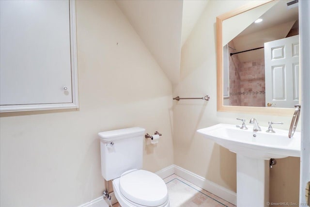 12 Fox Run, Sherman, CT 06784 - bathroom with baseboards, toilet, and a sink