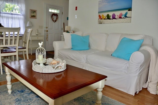 333 W Ave Unit 4, Milford, CT 06461 - living room featuring wood finished floors