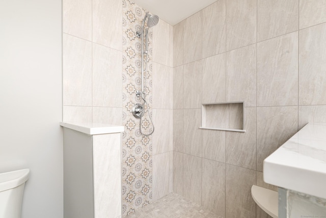 81 Nelson Dr, Burlington, CT 06013 - full bathroom featuring toilet and a tile shower