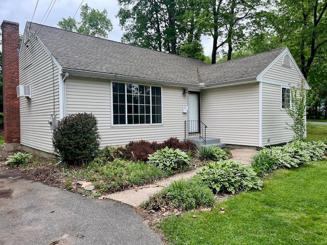 219 French St, Bristol, CT 06010 - ranch-style house with a shingled roof and a chimney