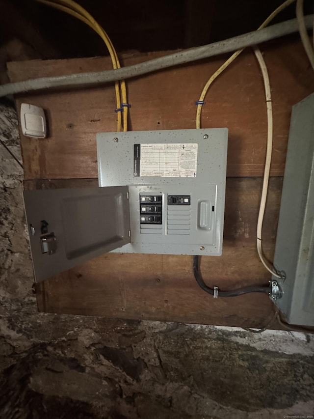7 Carver Ave, Norwich, CT 06360 - utilities with electric panel