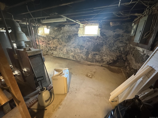 7 Carver Ave, Norwich, CT 06360 - basement with electric panel