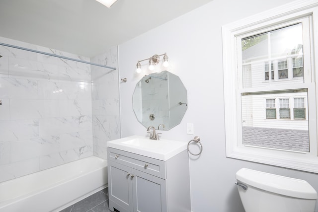 314 Skiff St, North Haven, CT 06473 - full bathroom with vanity, shower / washtub combination, and toilet