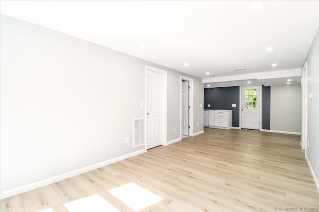 13 Turner Rd, Litchfield, CT 06778 - unfurnished room with light wood-style flooring, recessed lighting, and baseboards
