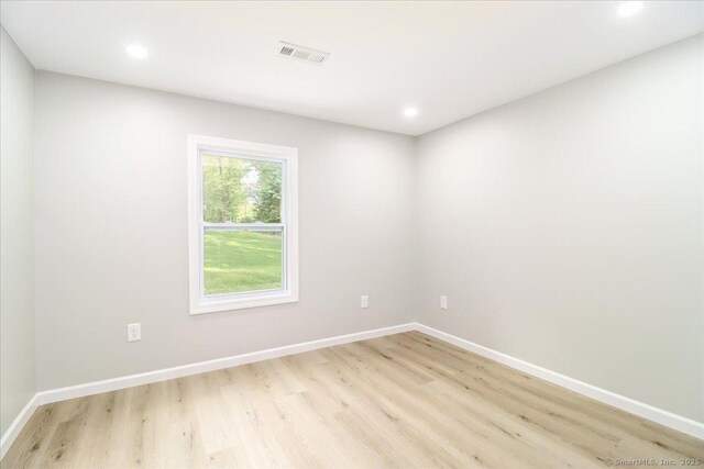 13 Turner Rd, Litchfield, CT 06778 - spare room featuring light wood-style flooring, baseboards, and recessed lighting
