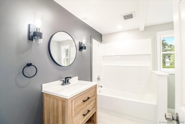 13 Turner Rd, Litchfield, CT 06778 - bathroom featuring vanity and shower / bathtub combination