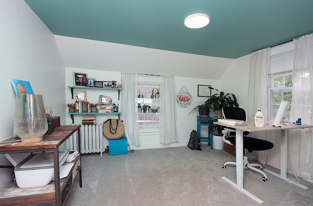 62 Mather St, Manchester, CT 06042 - carpeted office with baseboards and radiator heating unit