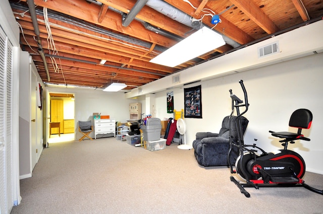 443 S Main St Unit 34, Manchester, CT 06040 - workout area with carpet flooring