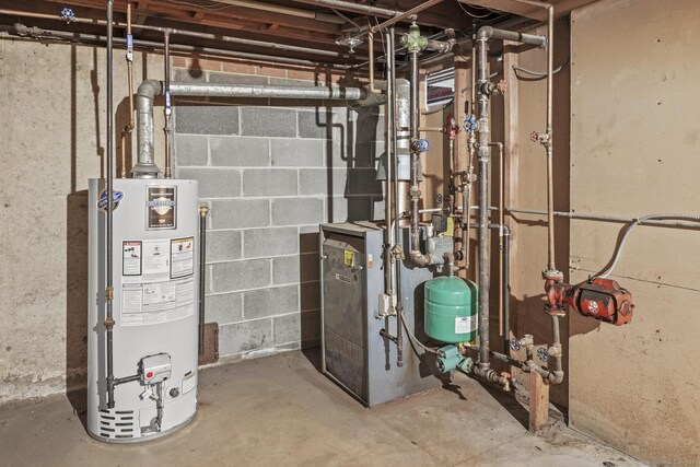 870 N Colony Rd, Meriden, CT 06450 - utility room featuring gas water heater