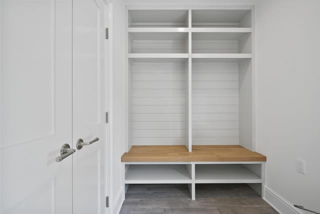 181 Highland Ave, Norwalk, CT 06853 - mudroom with dark wood-style flooring