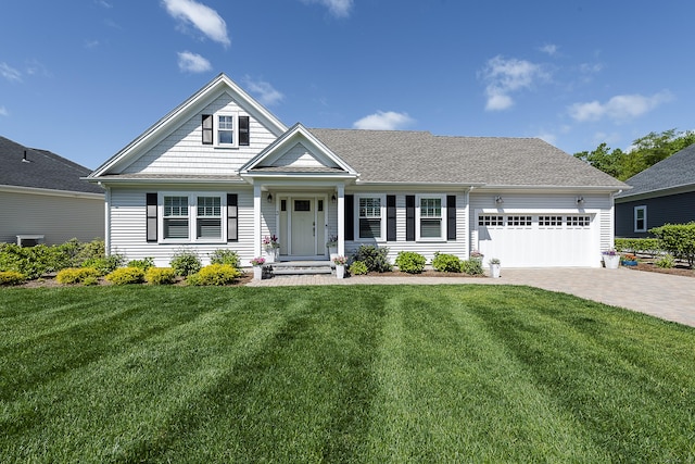 3 Pondview Ln Unit 3, Clinton, CT 06413 - view of front of house with an attached garage, a front lawn, and driveway