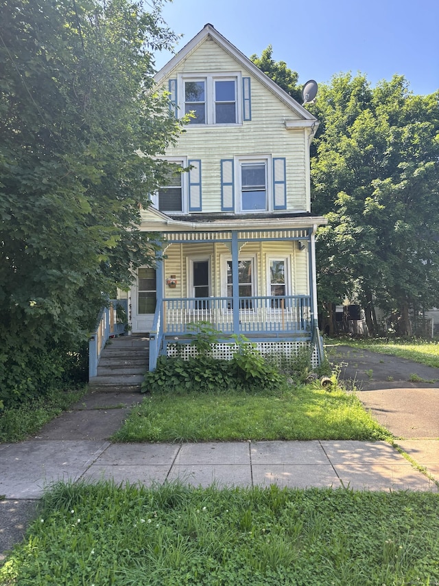 14 Judson Ave, New Haven, CT 06511 - view of front of property with covered porch