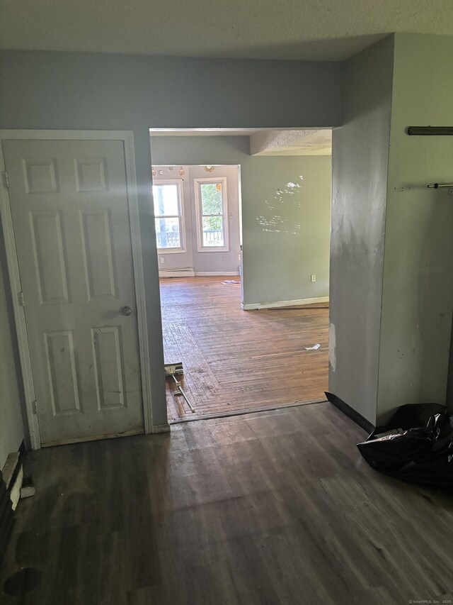 14 Judson Ave, New Haven, CT 06511 - hallway featuring wood finished floors and baseboards
