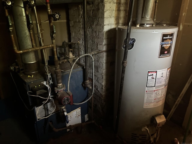 14 Judson Ave, New Haven, CT 06511 - utility room featuring gas water heater