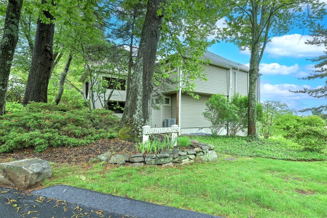 74 Quarry Dock Rd Unit 74, Branford, CT 06405 - view of yard with central air condition unit