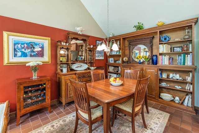 31 Philip Dr, Mansfield, CT 06268 - dining room featuring vaulted ceiling and tile patterned flooring