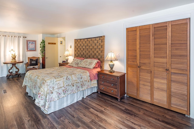 31 Philip Dr, Mansfield, CT 06268 - bedroom with dark wood-type flooring and a closet