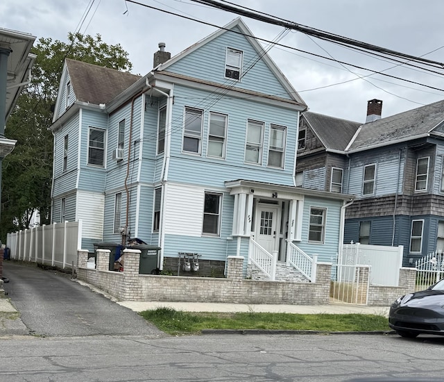 297 Laurel Ave, Bridgeport, CT 06605 - view of front of house featuring a chimney