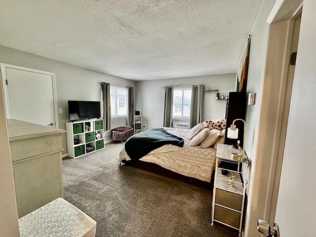 140 Hamden Ave Apt C, Waterbury, CT 06704 - bedroom with carpet floors and a textured ceiling