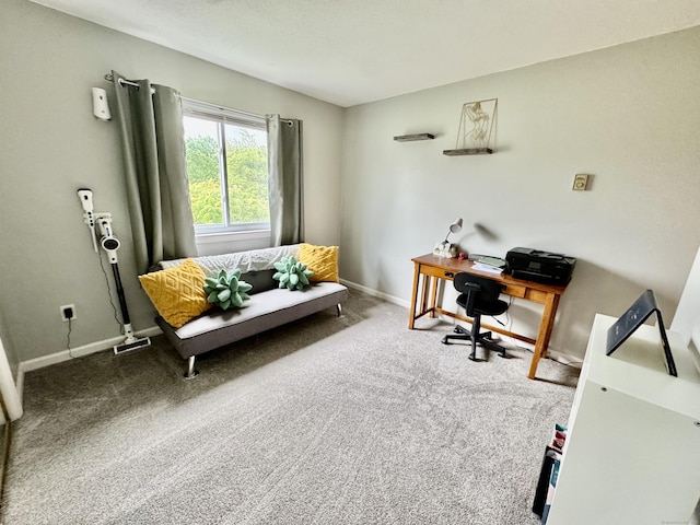 140 Hamden Ave Apt C, Waterbury, CT 06704 - office area featuring carpet flooring and baseboards