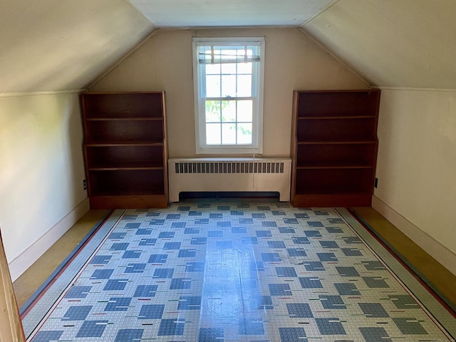 154 Wall St, Meriden, CT 06475 - bonus room featuring radiator heating unit and lofted ceiling
