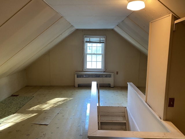 154 Wall St, Meriden, CT 06475 - bonus room with radiator heating unit and vaulted ceiling