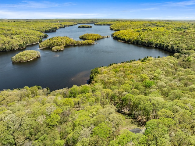 24 Newtown Tpke, Redding, CT 06896 - drone / aerial view of a forest and a nearby body of water