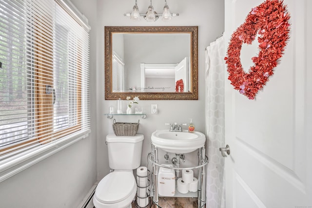 32 Old Bethel Rd, Newtown, CT 06470 - bathroom featuring plenty of natural light, toilet, and a sink