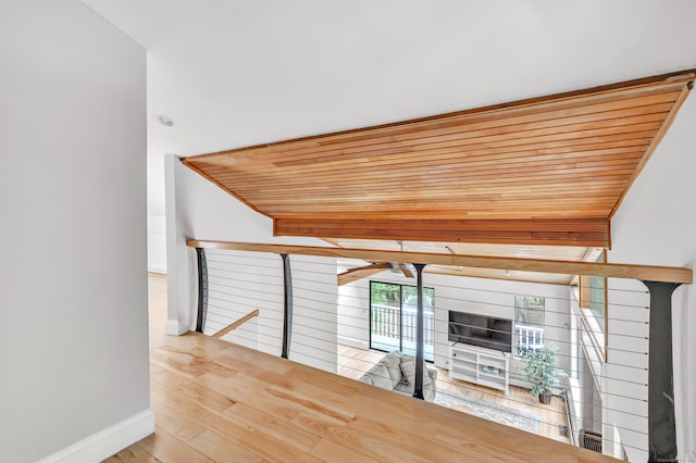 32 Old Bethel Rd, Newtown, CT 06470 - corridor featuring baseboards and wood finished floors