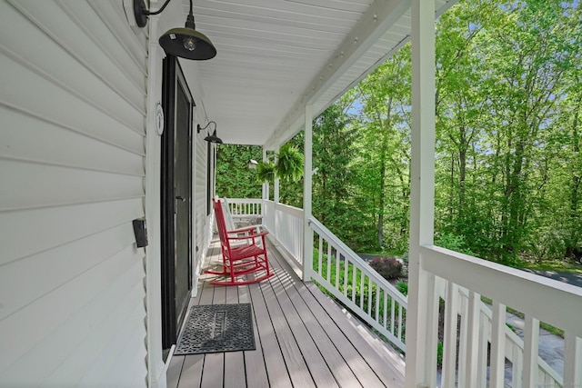 view of porch