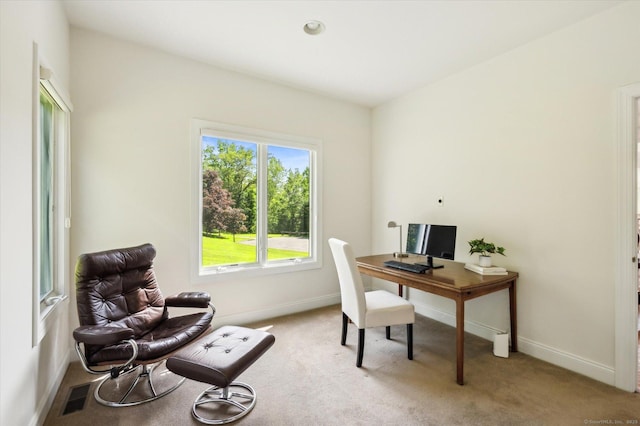 7 Wyndemere Unit 7, Avon, CT 06001 - home office with baseboards and light colored carpet